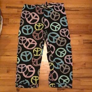 Pottery Barn (PB) Teen Peace Pajama Pants